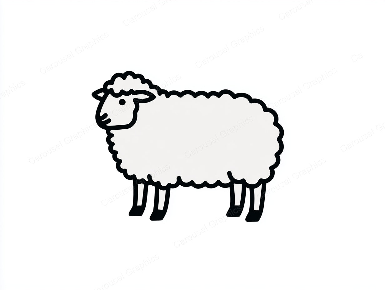 Sheep Vector Graphic preview
