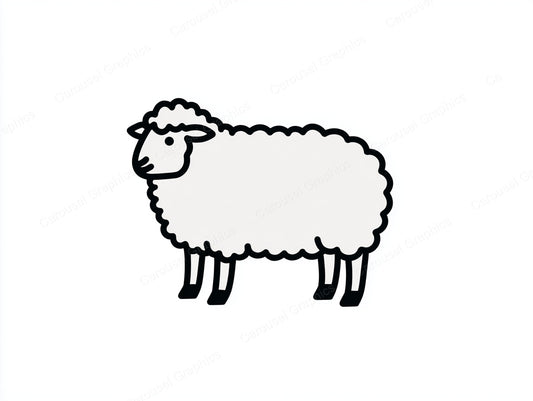 Sheep Vector Graphic preview