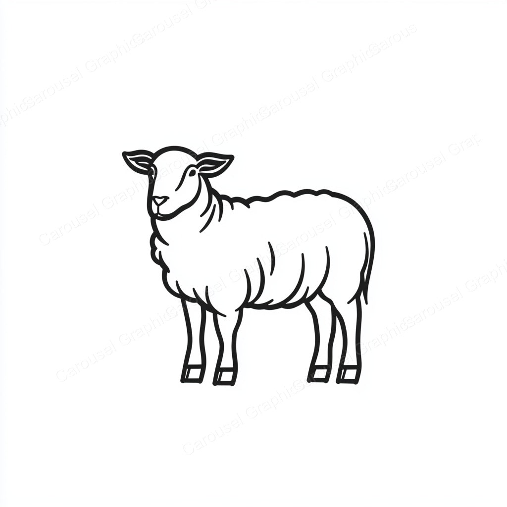 Sheep Vector Graphic preview