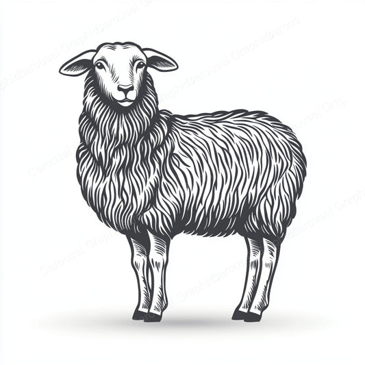 Sheep Vector Graphic preview
