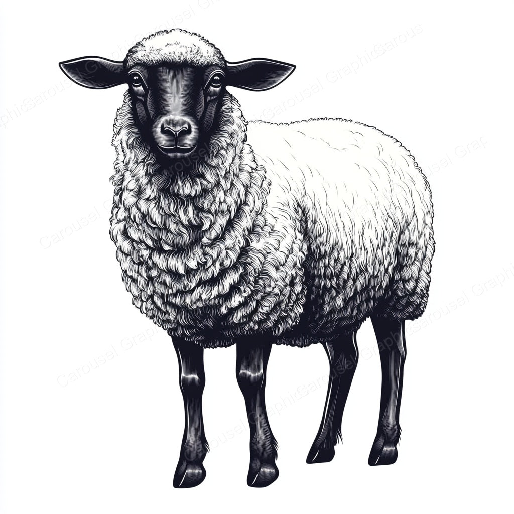 Sheep Vector Graphic preview