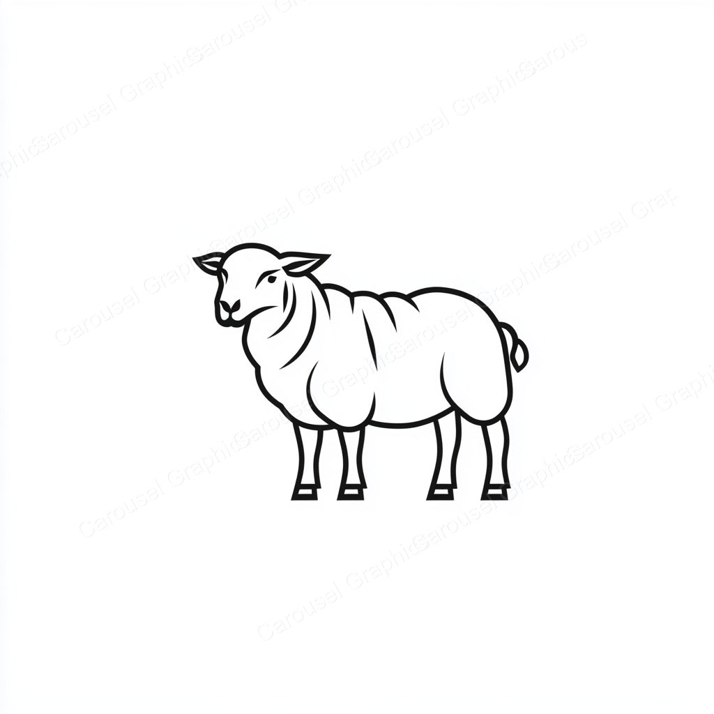 Sheep Vector Graphic preview