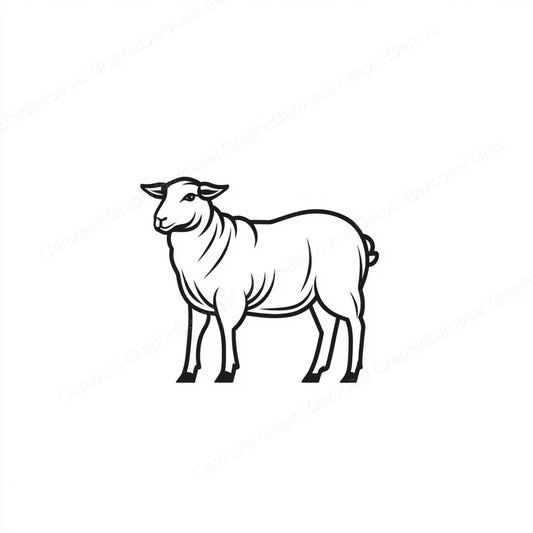 Sheep Vector Graphic preview