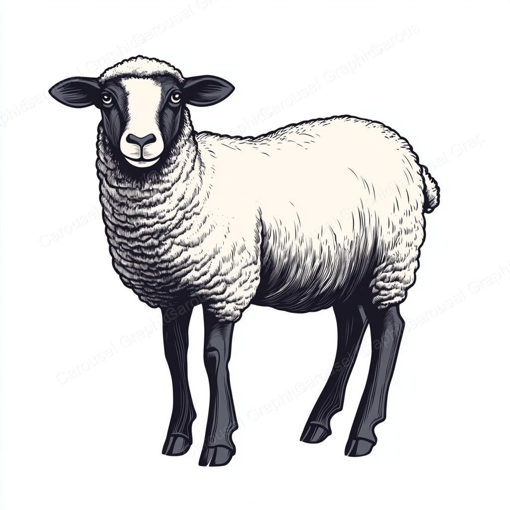 Sheep Vector Graphic preview