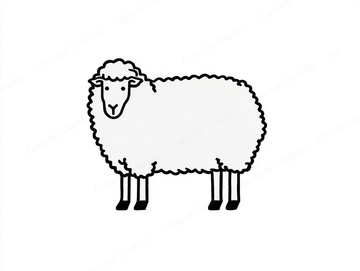 Sheep Vector Graphic preview