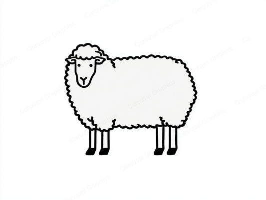 Sheep Vector Graphic preview