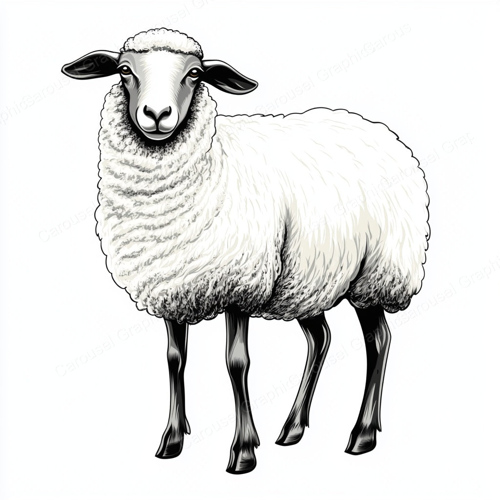 Sheep Vector Graphic preview