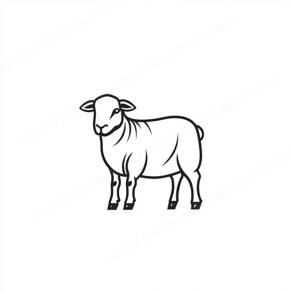 Sheep Vector Graphic preview