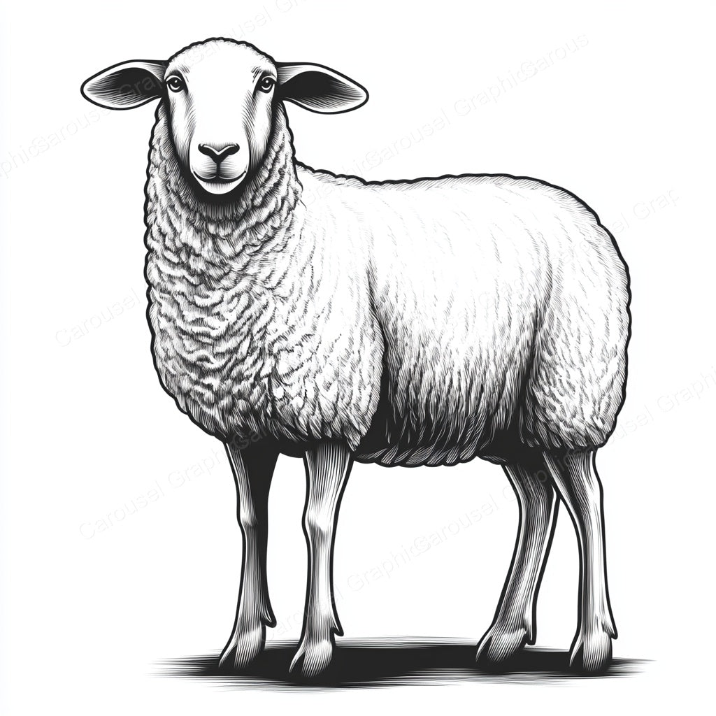 Sheep Vector Graphic preview