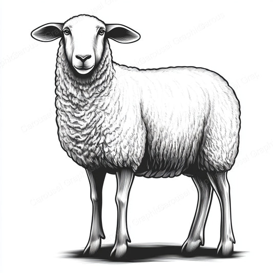 Sheep Vector Graphic preview