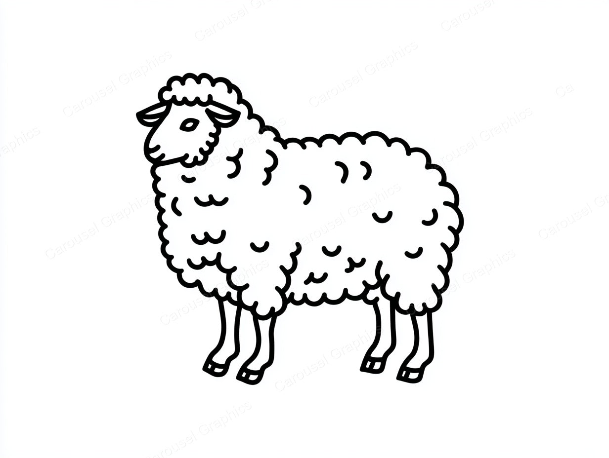 Sheep Vector Graphic preview