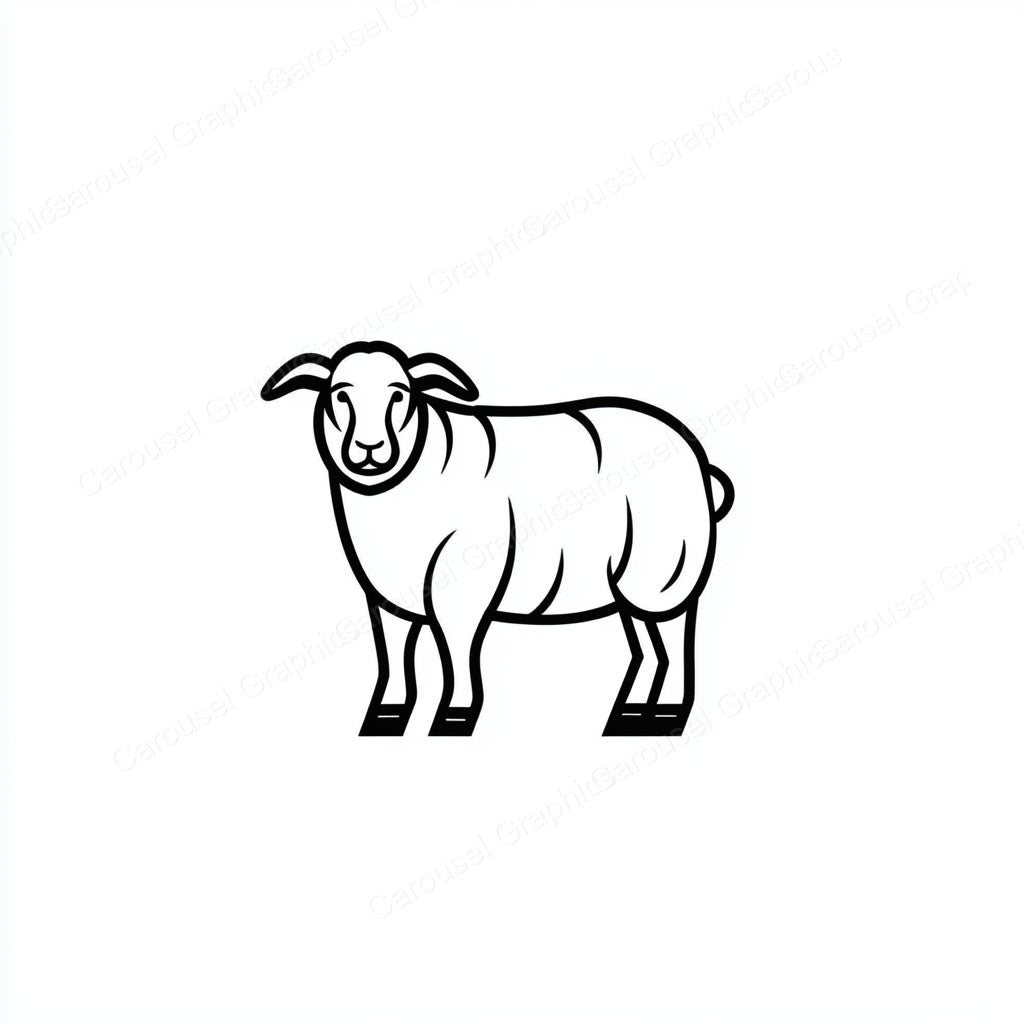 Sheep Vector Graphic preview