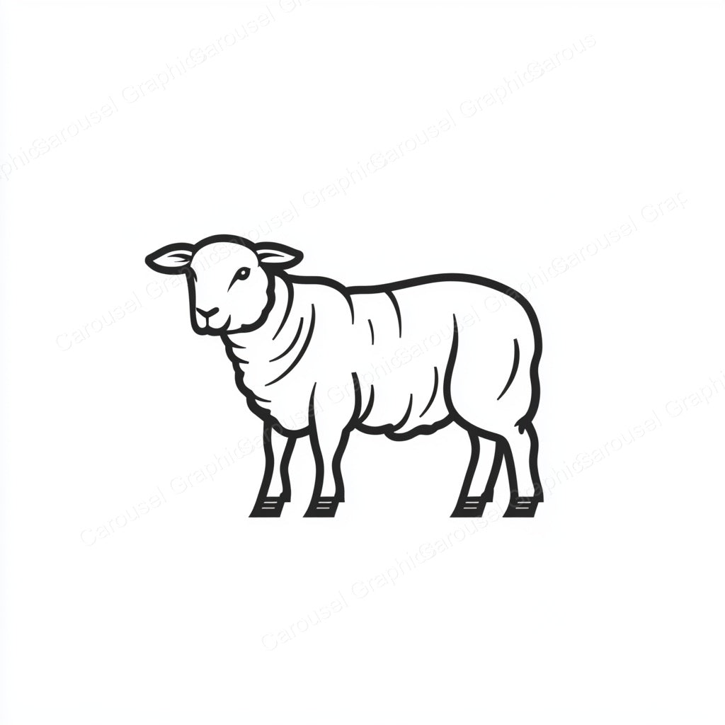Sheep Vector Graphic preview