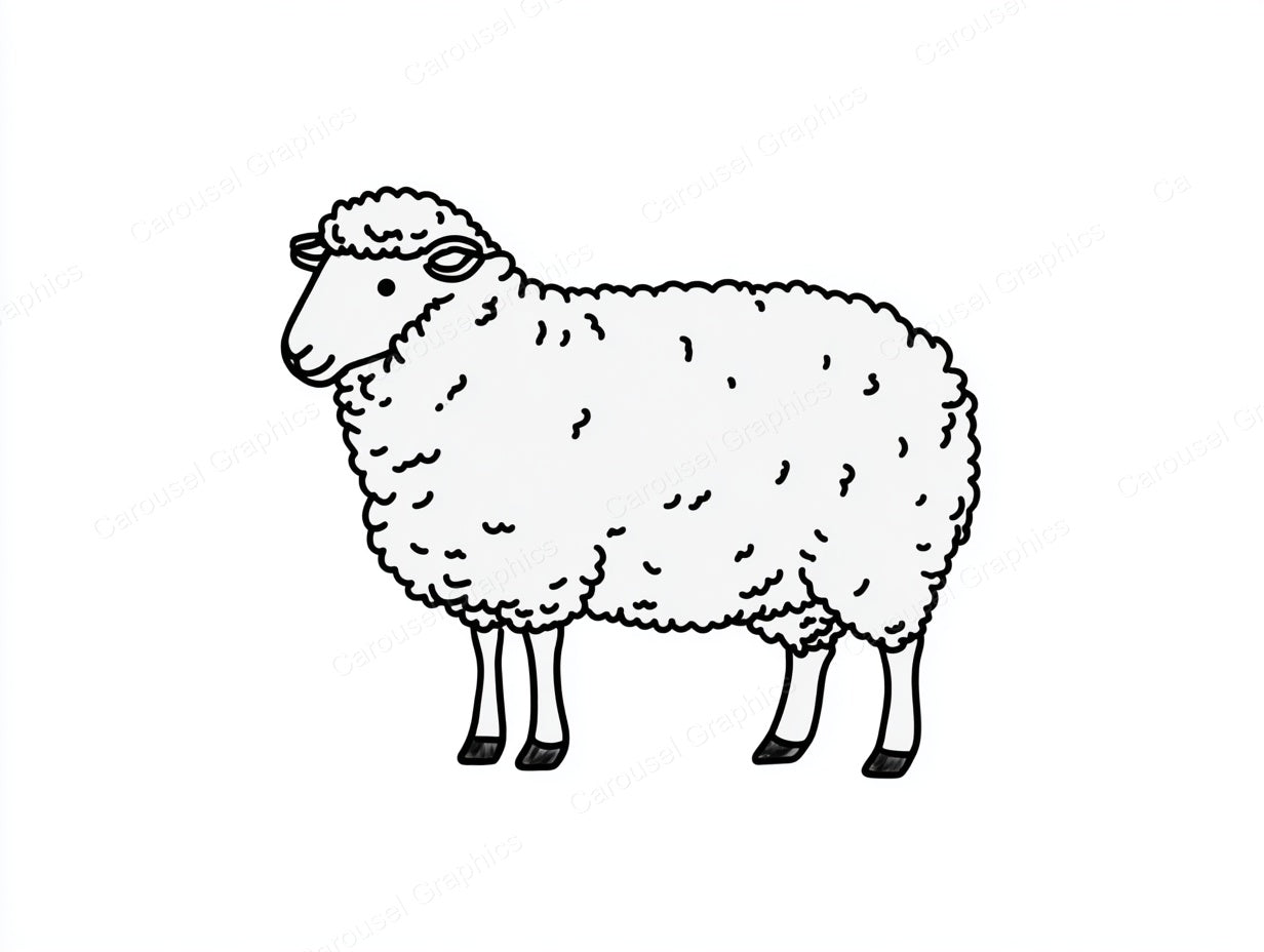 Sheep Vector Graphic preview