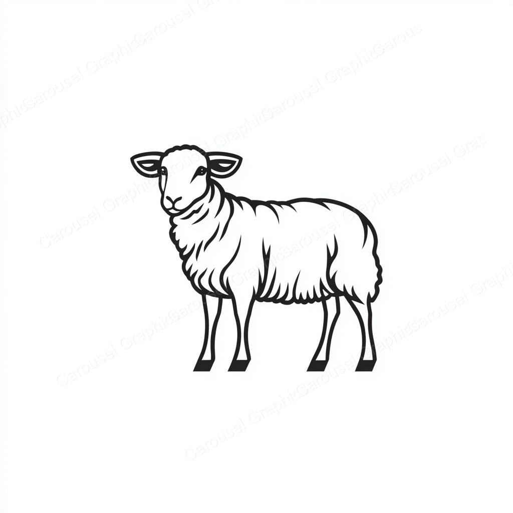 Sheep Vector Graphic preview