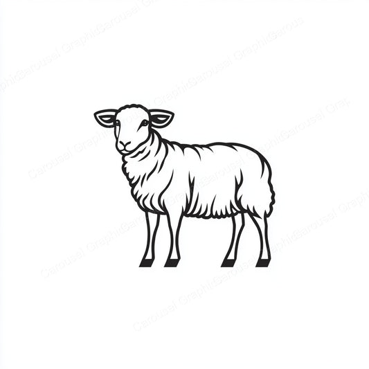Sheep Vector Graphic preview
