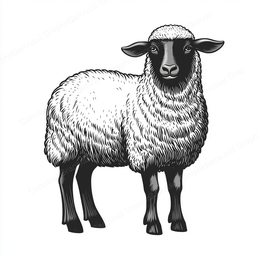 Sheep Vector Graphic preview