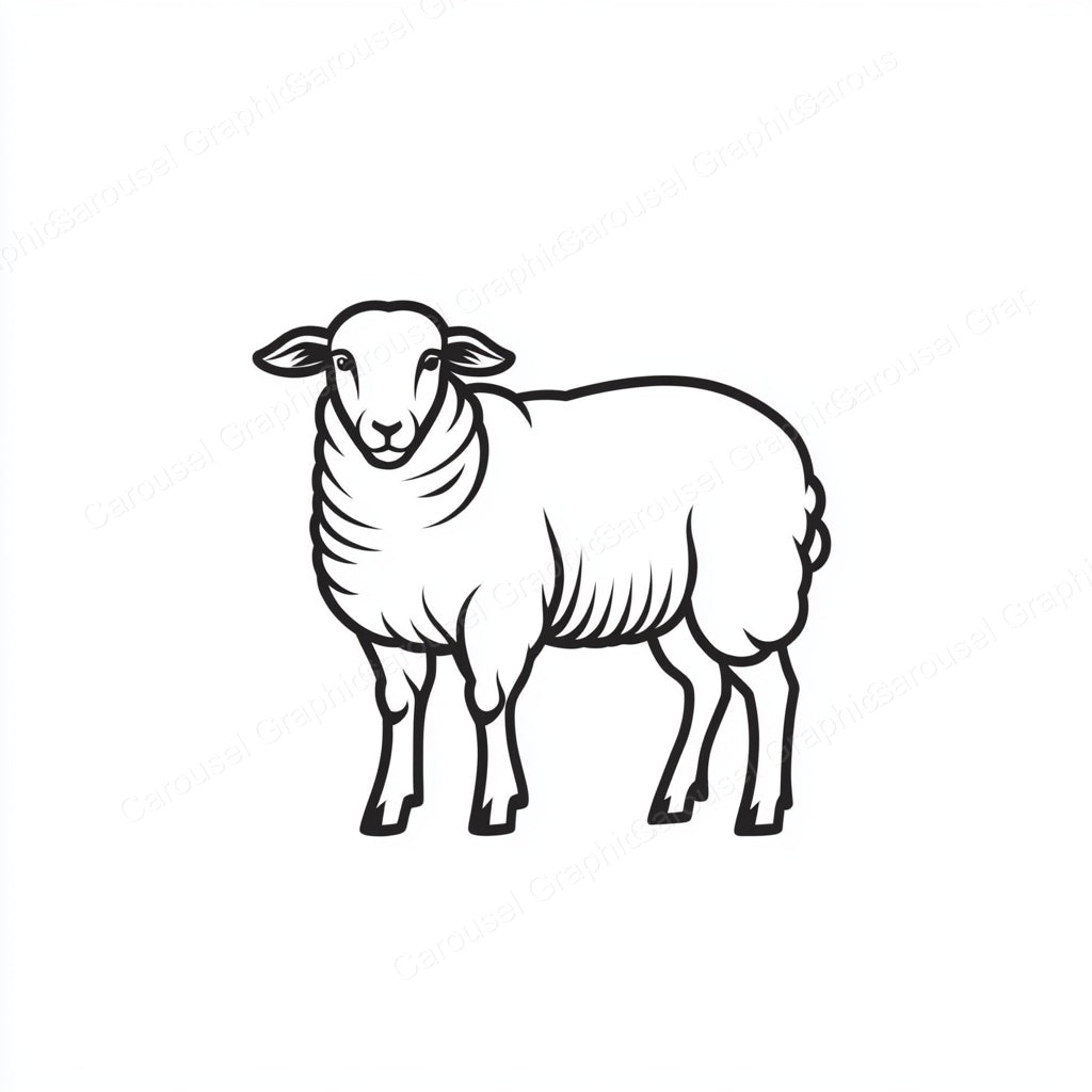 Sheep Vector Graphic preview