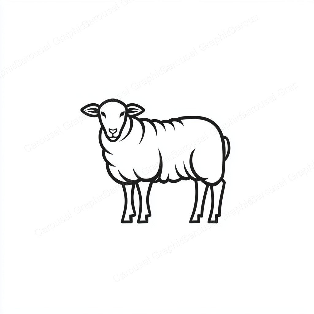 Sheep Vector Graphic preview