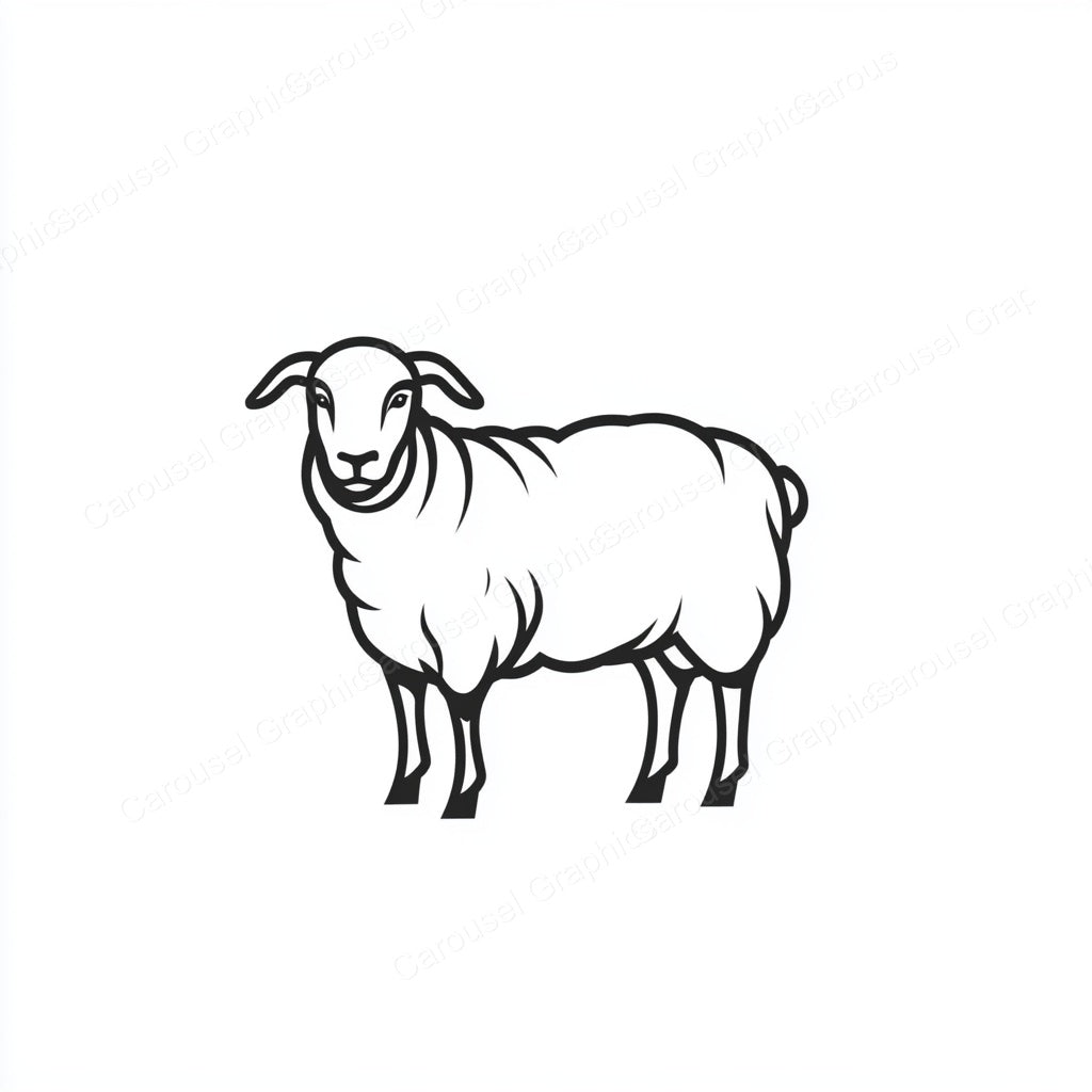 Sheep Vector Graphic preview