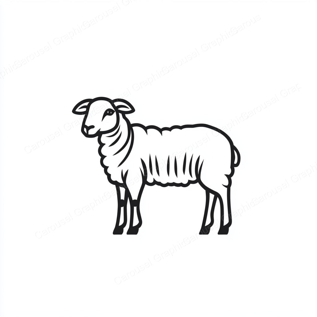 Sheep Vector Graphic preview