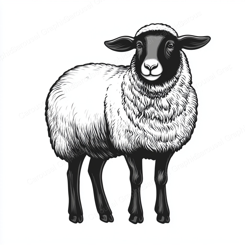 Sheep Vector Graphic preview