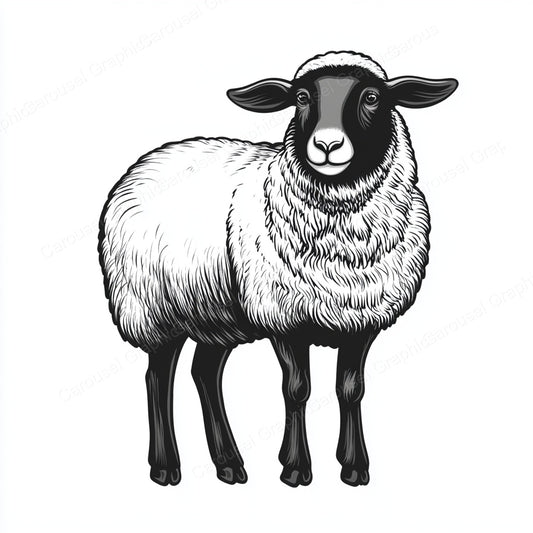 Sheep Vector Graphic preview