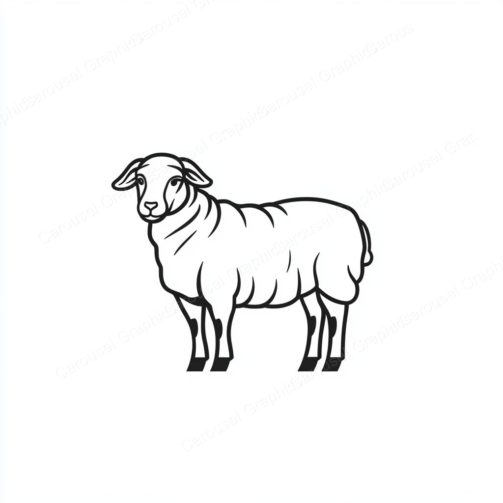 Sheep Vector Graphic preview