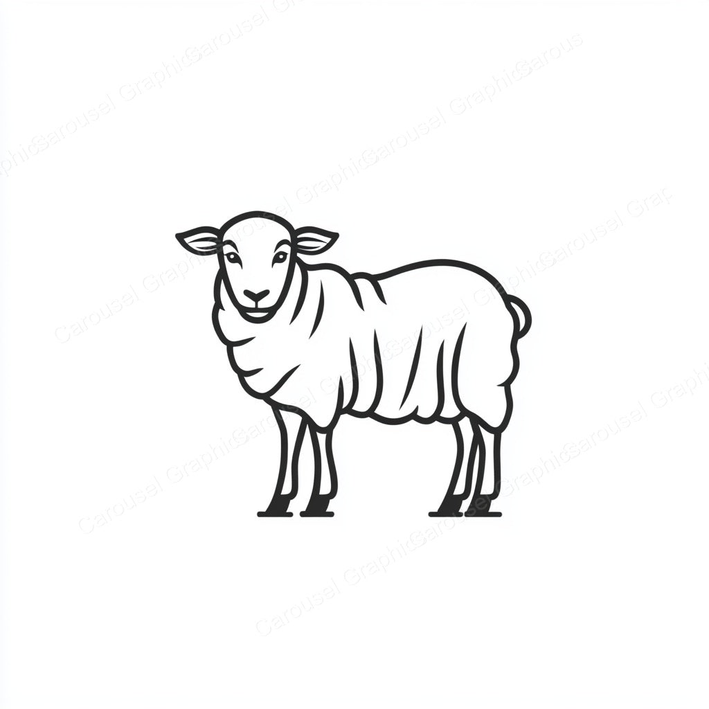 Sheep Vector Graphic preview