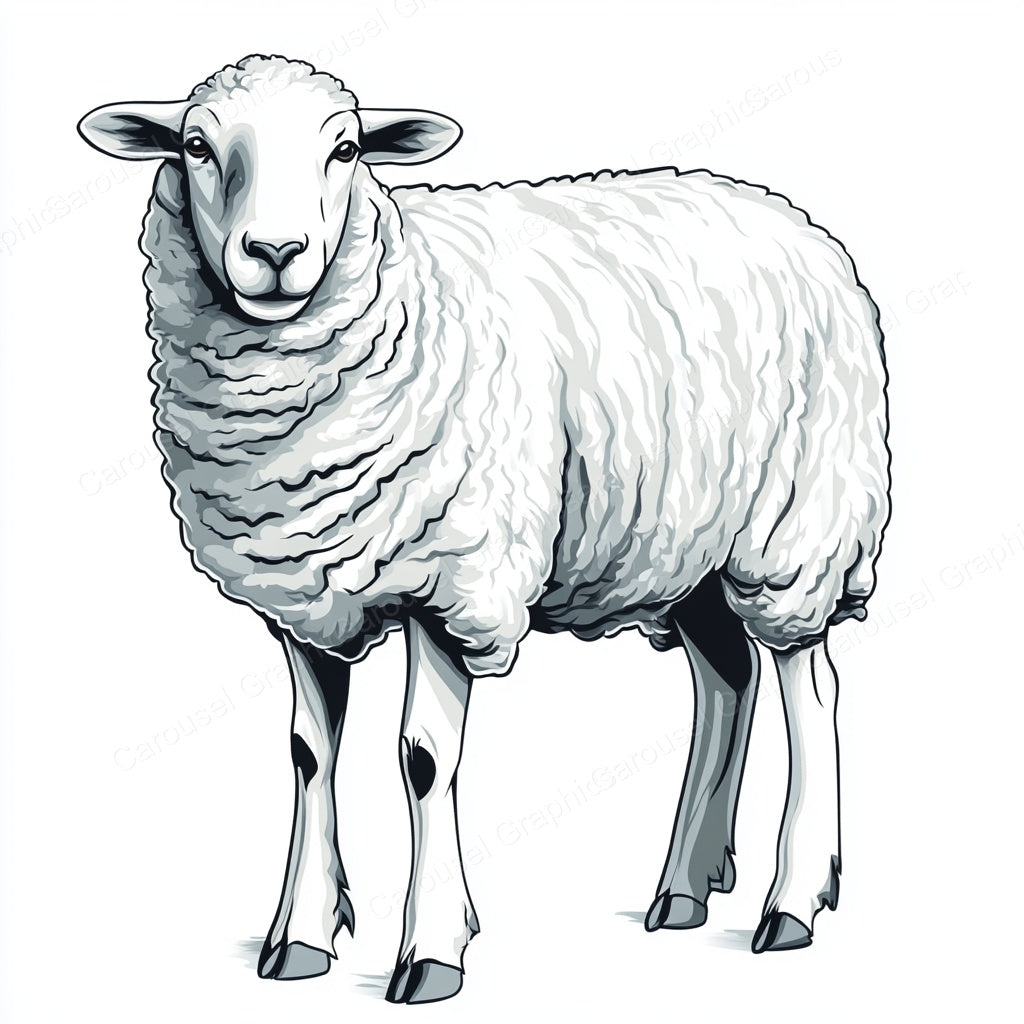 Sheep Vector Graphic preview