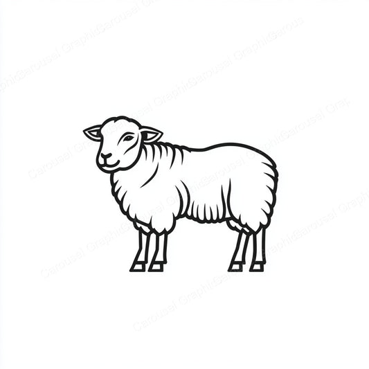 Sheep Vector Graphic preview