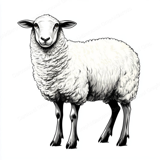 Sheep Vector Graphic preview