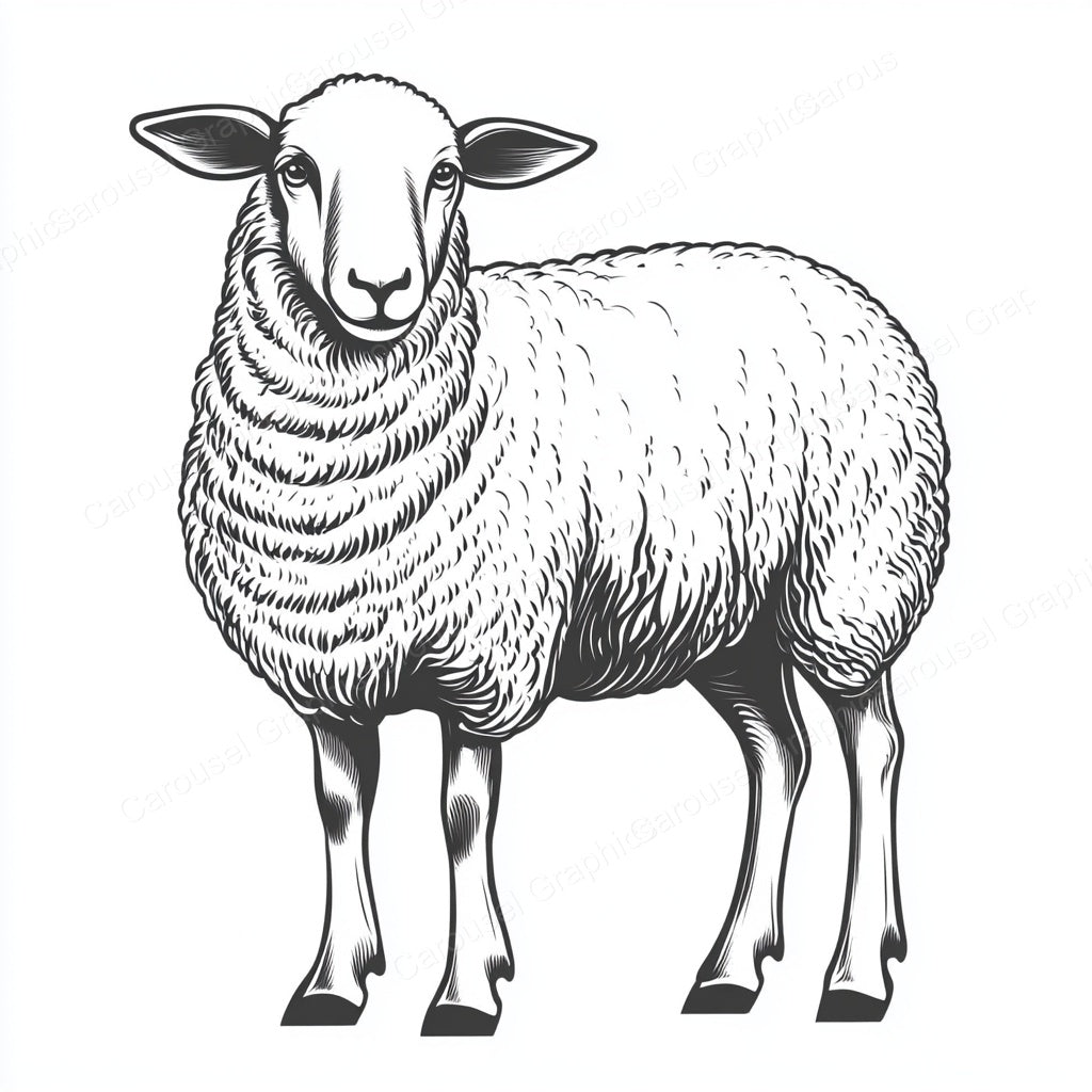 Sheep Vector Graphic preview