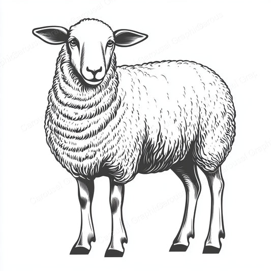 Sheep Vector Graphic preview