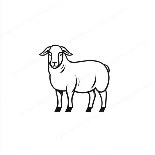 Sheep Vector Graphic preview