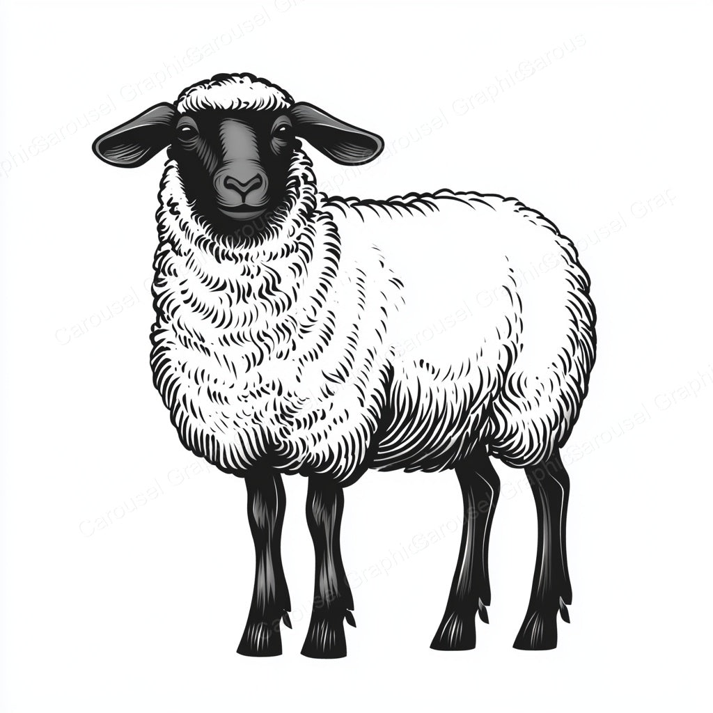 Sheep Vector Graphic preview
