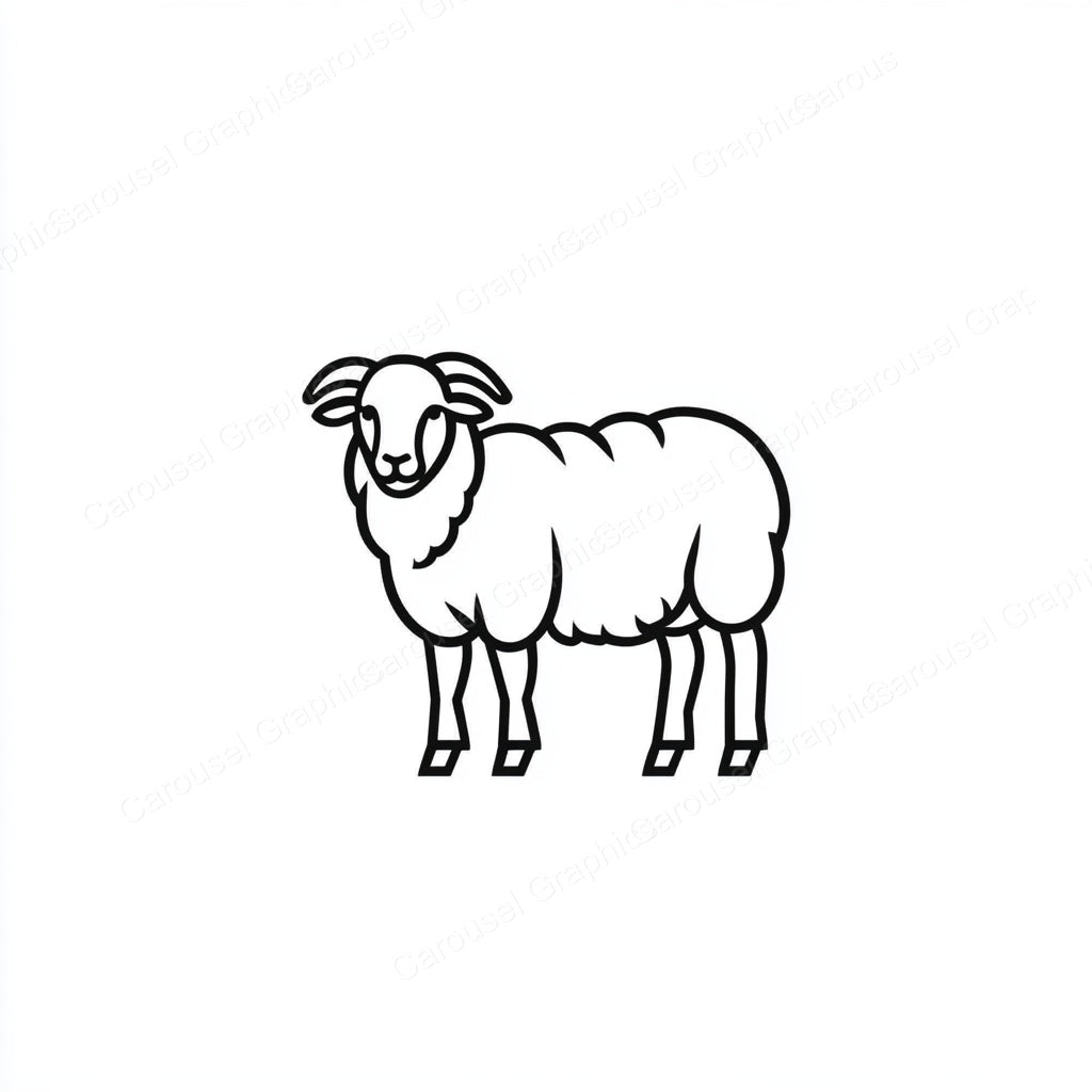 Sheep Vector Graphic preview