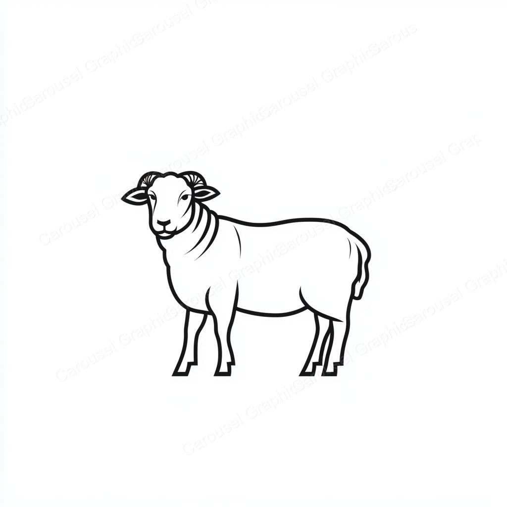 Sheep Vector Graphic preview
