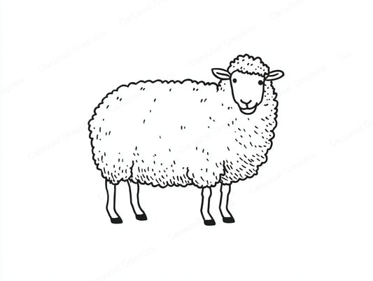 Sheep Vector Graphic preview