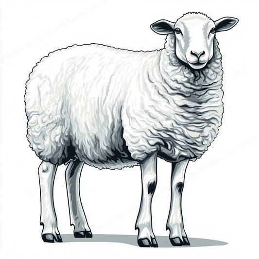 Sheep Vector Graphic preview