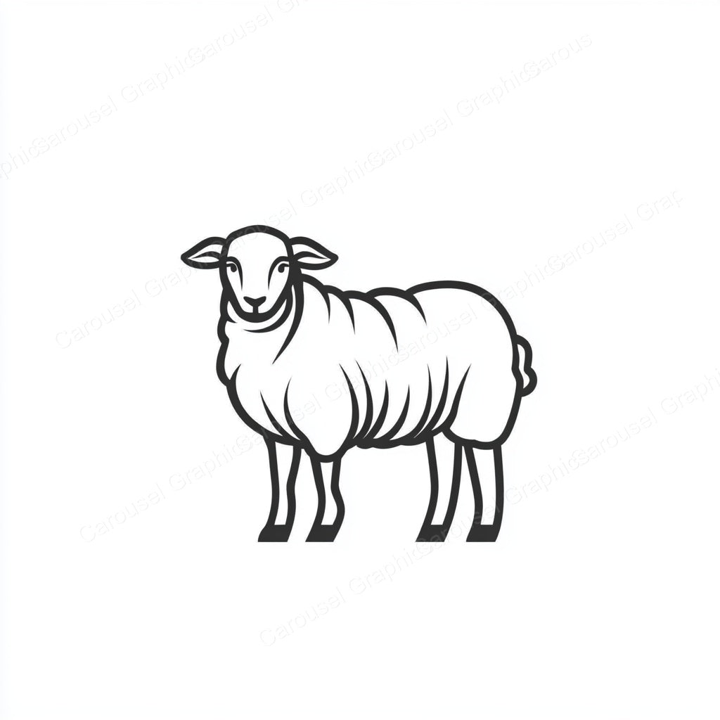 Sheep Vector Graphic preview
