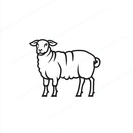 Sheep Vector Graphic preview