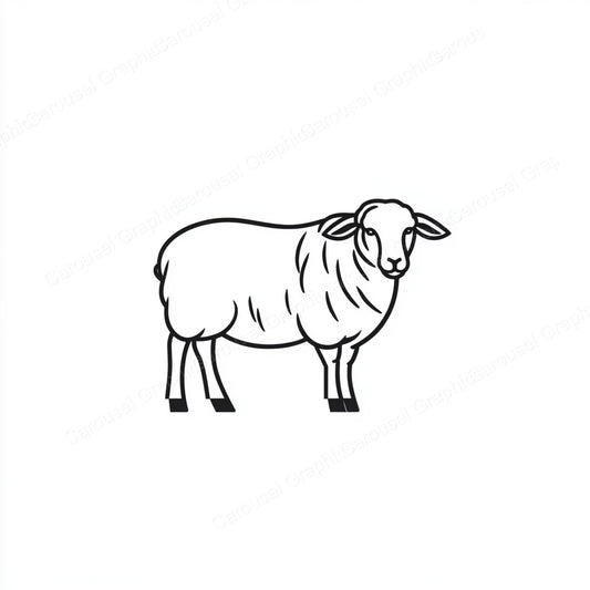 Sheep Vector Graphic preview