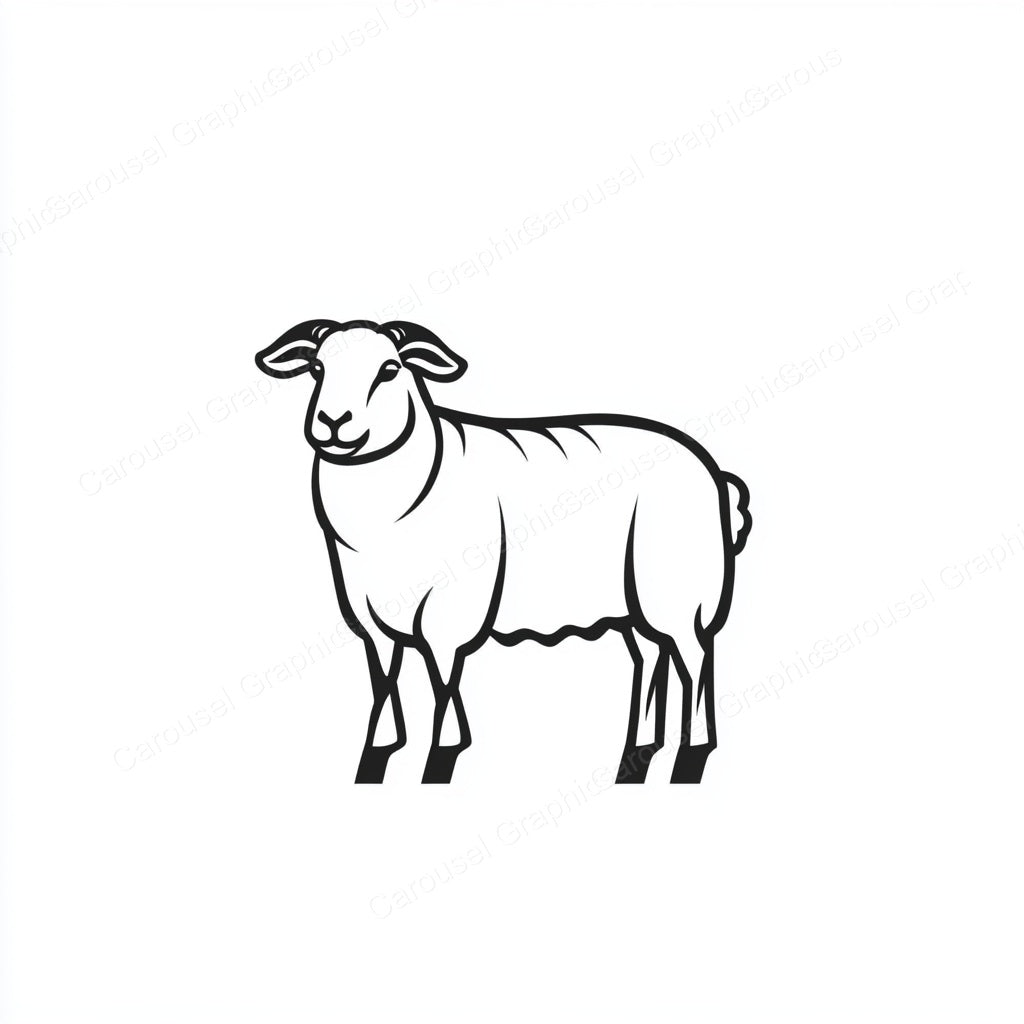 Sheep Vector Graphic preview