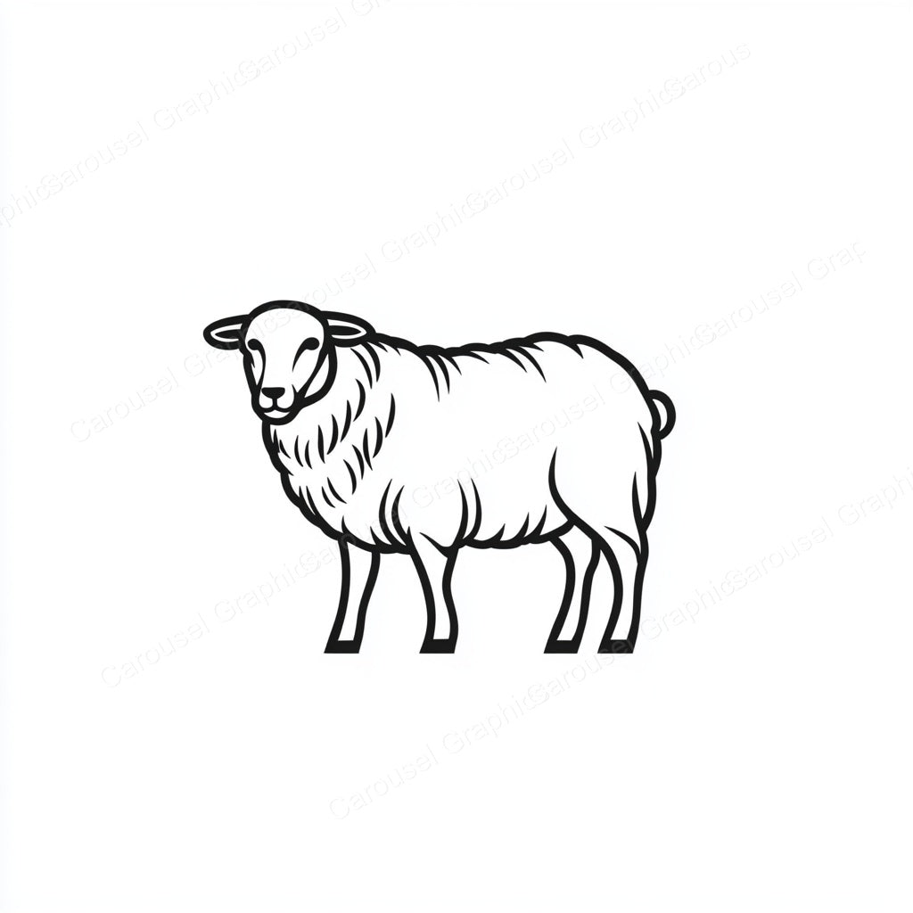 Sheep Vector Graphic preview
