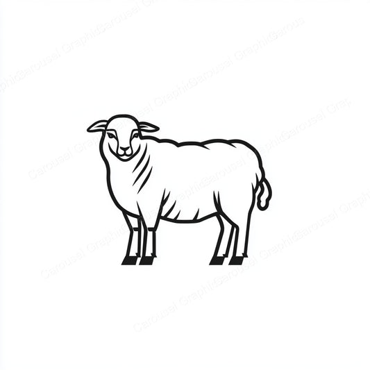 Sheep Vector Graphic preview