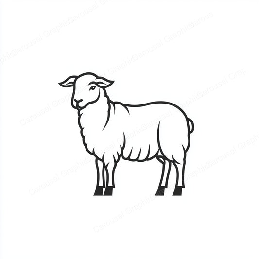 Sheep Vector Graphic preview