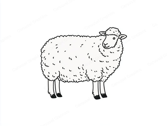 Sheep Vector Graphic preview