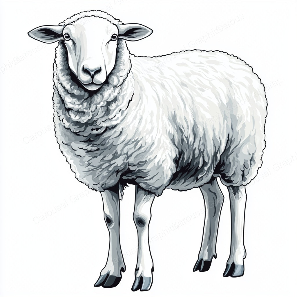 Sheep Vector Graphic preview