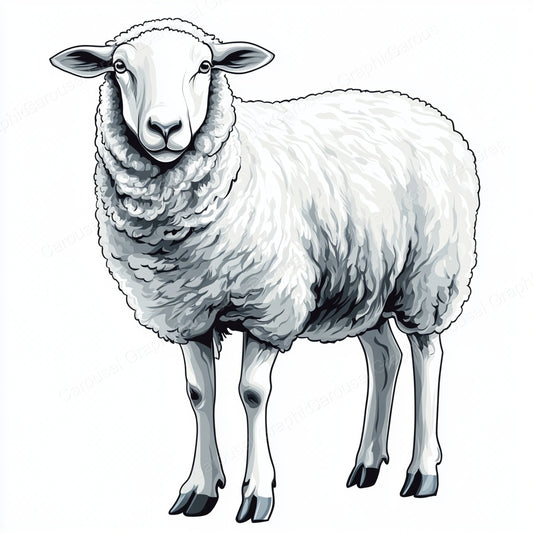 Sheep Vector Graphic preview